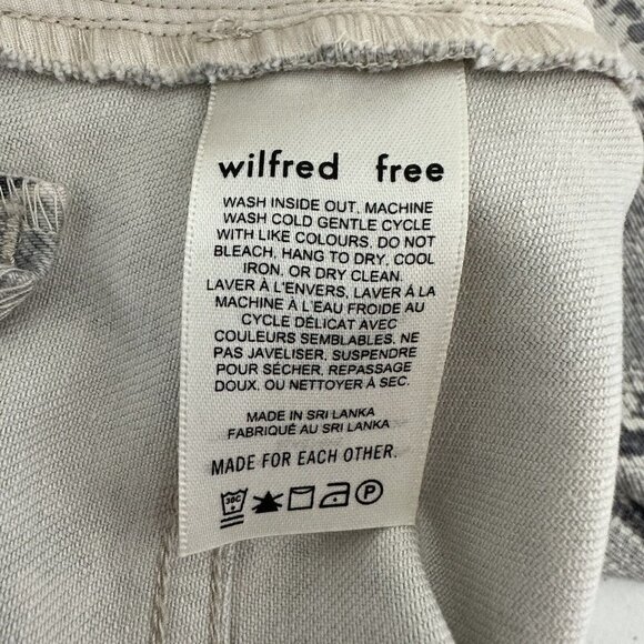 Wilfred Free Jeans Kelsey Pants Snakeskin Pants Size 4 Utility High Waist - Picture 7 of 12